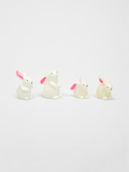 Миниатюра кукольная «Милый зайчик», набор 4 шт.,1.4×2×2.4 см МИКС