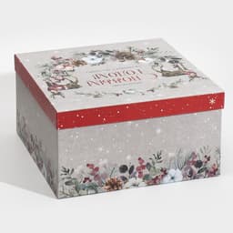 Коробка подарочная «С Новым годом», 28×28×15 см