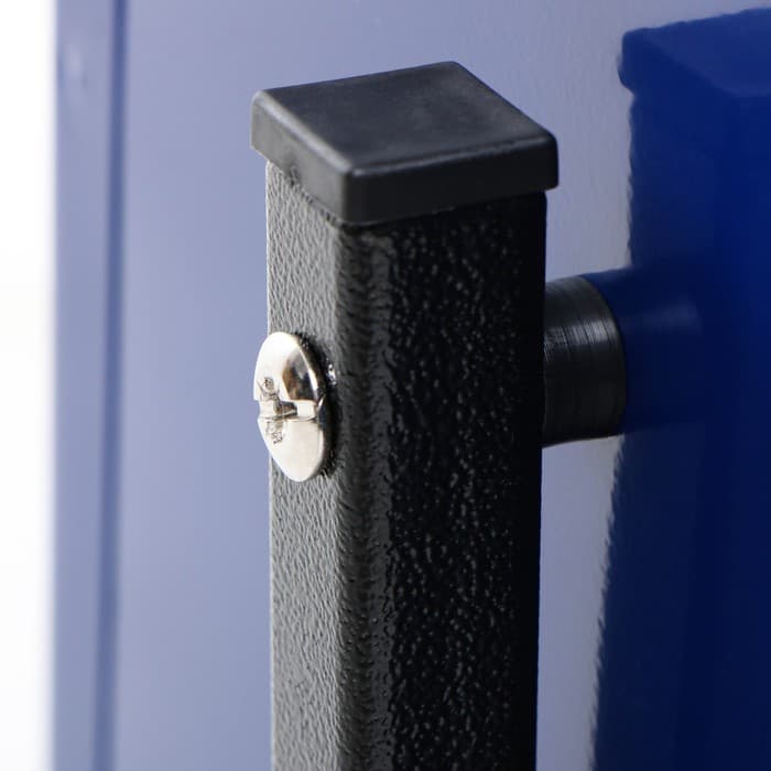 Урна для мусора «Уралочка», уличная, 24 л, 32×53.5×28.5 см, бак 0.6 мм, синяя