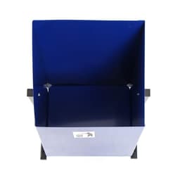 Урна для мусора «Уралочка», уличная, 24 л, 32×53.5×28.5 см, бак 0.6 мм, синяя