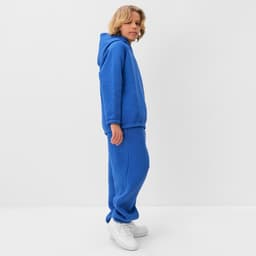 Костюм детский (худи, брюки) MINAKU: Basic Line KIDS, oversize, синий, рост 116 см