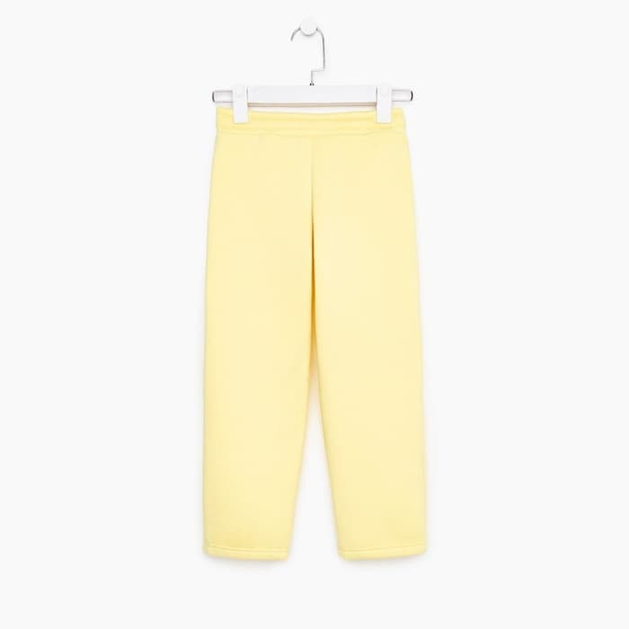 Костюм детский (худи, брюки) MINAKU: Basic Line KIDS, oversize, жёлтый, рост 146 см