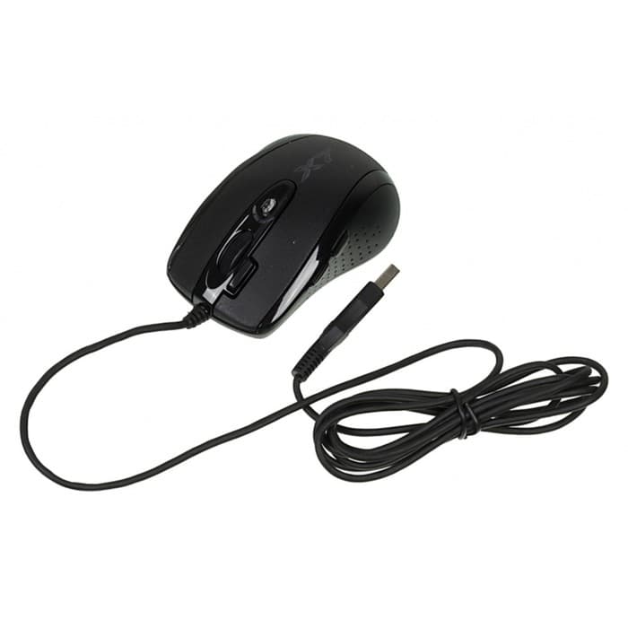 Мышь A4Tech X-710MK, игровая, проводная, оптическая, 2000 dpi, USB, чёрная