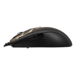 Мышь A4Tech XL-750BH, игровая, проводная, оптическая, 3600 dpi, USB, чёрная