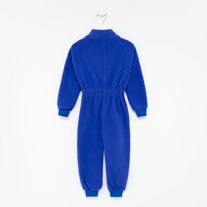 Комбинезон для мальчика флисовый, жёлто-синий, рост 80-86 см