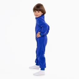 Комбинезон для мальчика флисовый, жёлто-синий, рост 86-92 см