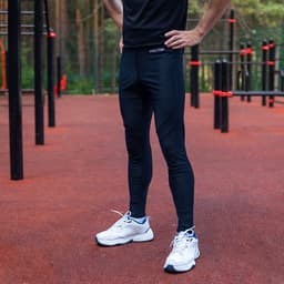 Лосины ONLYTOP беговые мужские, размер 50, чёрные