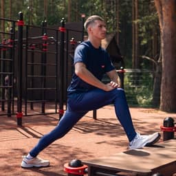 Лосины ONLYTOP беговые мужские, размер 52, синий