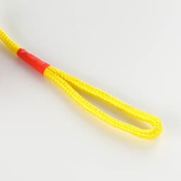 Игрушка для собак, мяч на веревке, 6 см, розовая, жёлтая