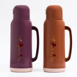 Термос 2 л, со стеклянной колбой, сохраняет тепло 24 ч, цвет МИКС