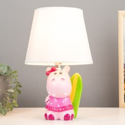 Настольная лампа 16553/1 E14 40 Вт розовый 20×20×32 см RISALUX