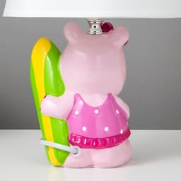 Настольная лампа 16553/1 E14 40 Вт розовый 20×20×32 см RISALUX