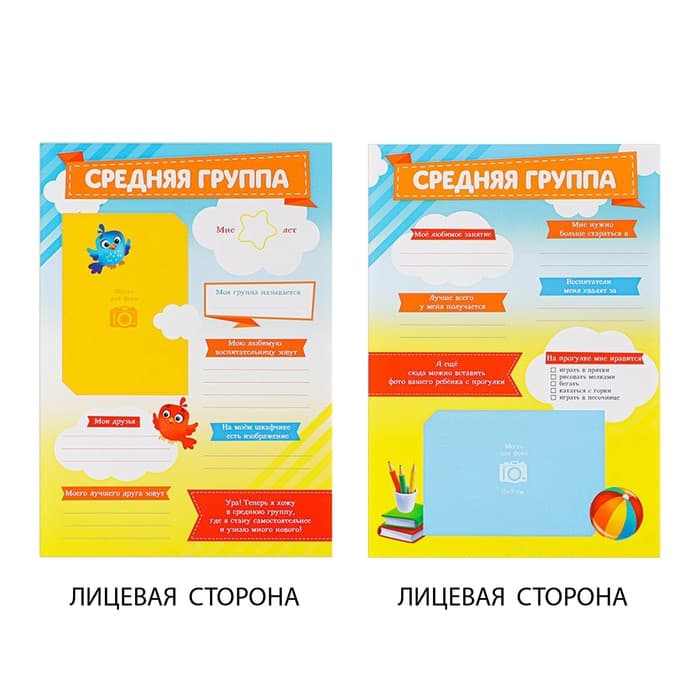 Папка школьная на кольцах «Портфолио дошкольника», 14 листов-разделителей, 24.5×32 см