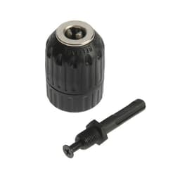 Патрон для дрели ТУНДРА, быстрозажимной, 1/2" - 20 UNF, 1.5 - 13 мм + переходник на SDS-plus