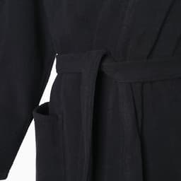 Халат махровый женский «Экономь и Я», размер 50-52, 100% хлопок с AIRO, 320 г/м², чёрный