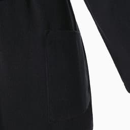 Халат махровый женский «Экономь и Я», размер 50-52, 100% хлопок с AIRO, 320 г/м², чёрный