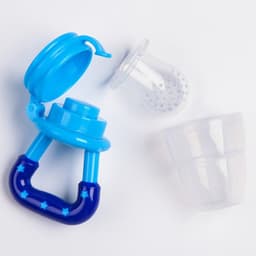 Ниблер для прикорма, от 5 мес., с силиконовой сеточкой, размер М, в контейнере, голубой