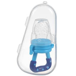 Ниблер для прикорма, от 5 мес., с силиконовой сеточкой, размер М, в контейнере, голубой