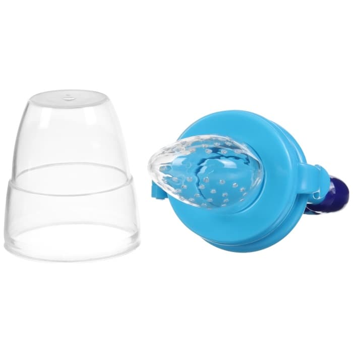 Ниблер для прикорма, от 5 мес., с силиконовой сеточкой, размер М, в контейнере, голубой