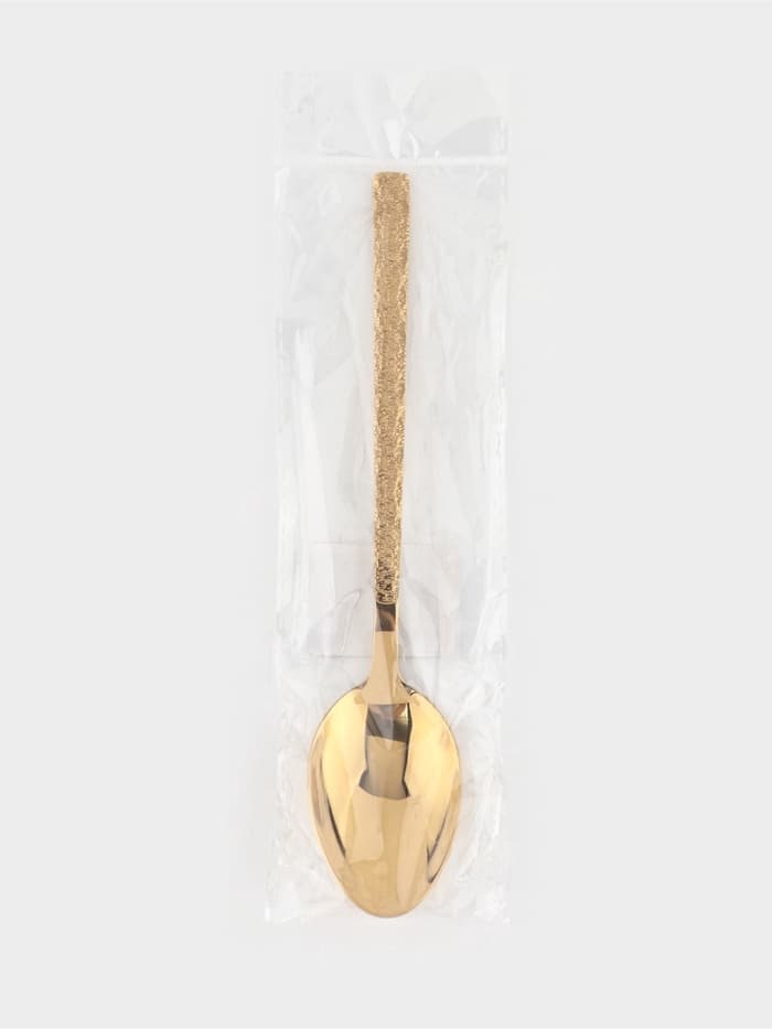 Ложка столовая Magistro «Олин GOLD», длина 19.8 см, на подвесе, нержавеющая сталь, золотистая