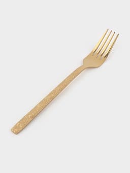 Вилка столовая Magistro «Олин GOLD», длина 19.8 см, нержавеющая сталь, золотистая