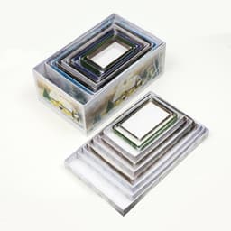 Коробки подарочные новогодние набор «Счастья в Новом году», 10 в 1, 30.5×19.5×12- 12×7×4 см
