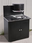 Умывальник «ТермМикс» Тандем, с ЭВН, нержавеющая мойка, 1250 Вт, 17 л, цвет серебро