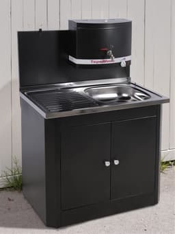 Умывальник «ТермМикс» Тандем, с ЭВН, нержавеющая мойка, 1250 Вт, 17 л, цвет серебро