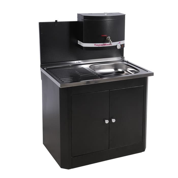 Умывальник «ТермМикс» Тандем, с ЭВН, нержавеющая мойка, 1250 Вт, 17 л, цвет серебро