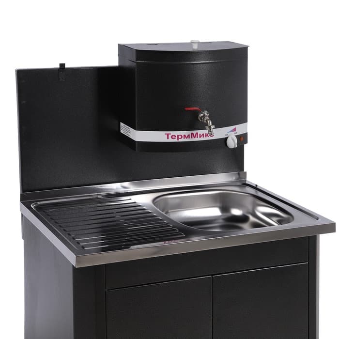 Умывальник «ТермМикс» Тандем, с ЭВН, нержавеющая мойка, 1250 Вт, 17 л, цвет серебро