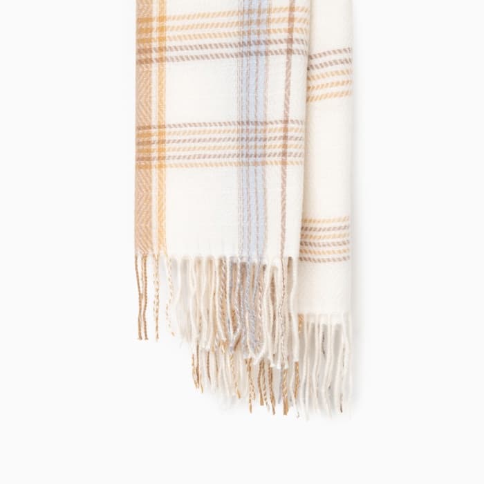 Палантин женский MINAKU. цвет молочный, размер 68×180 см