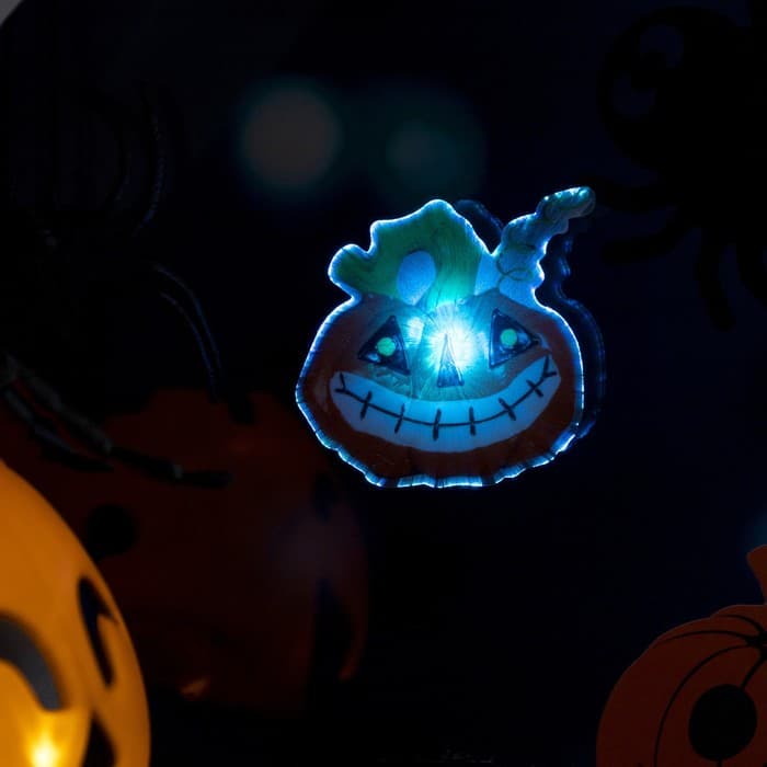 Светодиодная игрушка «Тыква» 7.5×8 см, батарейки AG13×3 ( в комплекте), свечение мульти