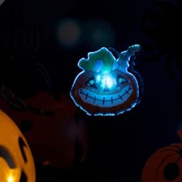 Светодиодная игрушка «Тыква» 7.5×8 см, батарейки AG13×3 ( в комплекте), свечение мульти