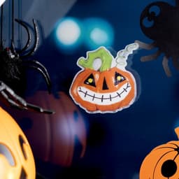 Светодиодная игрушка «Тыква» 7.5×8 см, батарейки AG13×3 ( в комплекте), свечение мульти