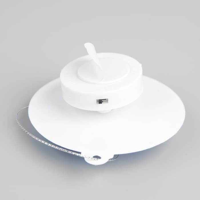 Световая подвеска «Снеговик» 8 см, батарейки LR44×3 (в комплекте), свечение мульти