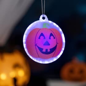 Светодиодная игрушка «Тыква» 8 см, батарейки AG13×3 (в комплекте), свечение мульти