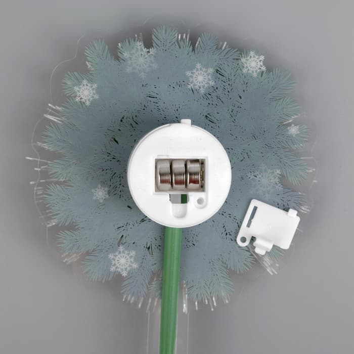 Светодиодная игрушка на палочке «Олень» 10×28×3 см, от батареек LR44×3, свечение тёплое белое