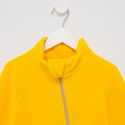 Комбинезон для девочки флисовый, жёлтый, рост 98-104 см