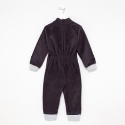 Комбинезон для мальчика, цвет тёмно-серый, рост 74-80 см