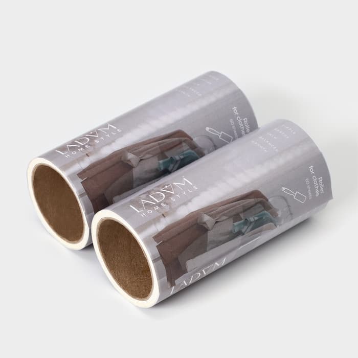 Ролик для чистки одежды LaDom, 60 листов + 2 сменных блока по 60 листов