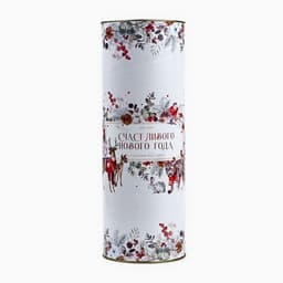 Тубус под бутылку «Счастливого Нового года», 34.5×12.5×12.5 см