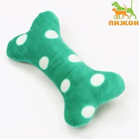 Мягкая игрушка для собак «Косточка», 17×8 см, цвет МИКС