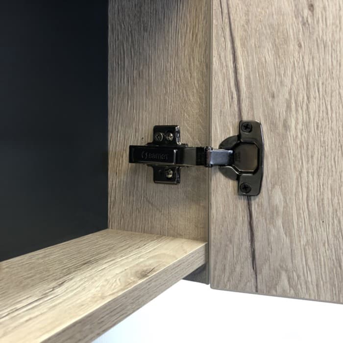 Шкаф подвесной COMFORTY «Порто – 50», 485×145×800 мм, цвет дуб дымчатый