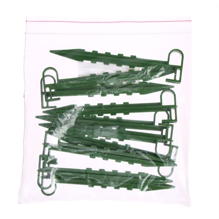 Набор колышков для зажима укрывного материала, h=14 см, набор 10 шт., Greengo