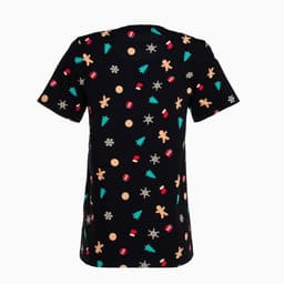 Футболка женская KAFTAN «Xmas family» размер 44-46, черный