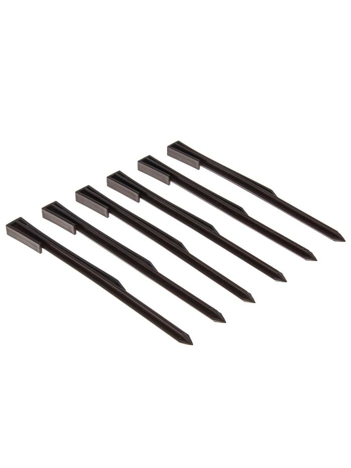 Колышки для бордюрной ленты, h=40 см, набор 10 шт., коричневый, Greengo