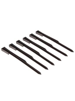 Колышки для бордюрной ленты, h=40 см, набор 10 шт., коричневый, Greengo