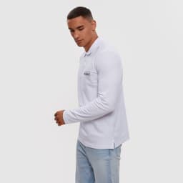 Поло с длинным рукавом President, размер XXL, цвет белый