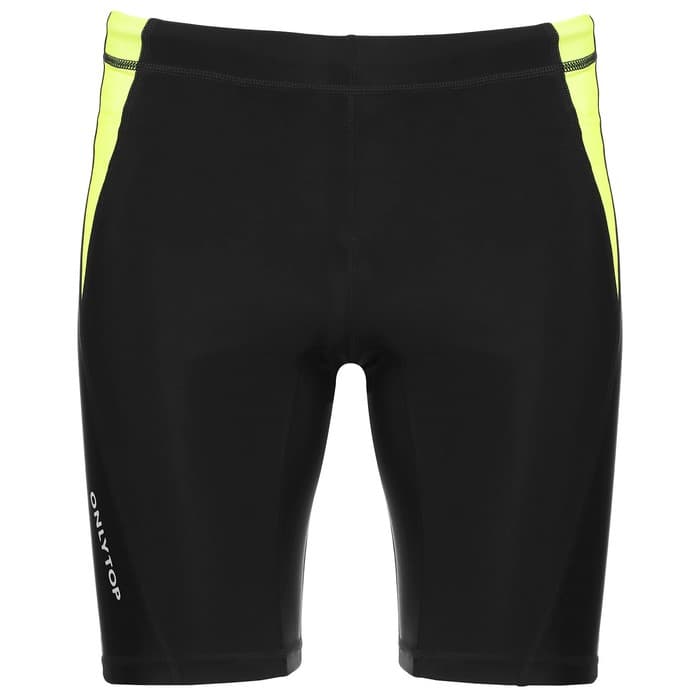 Тайтсы ONLYTOP беговые компрессионные, размер 52, чёрные