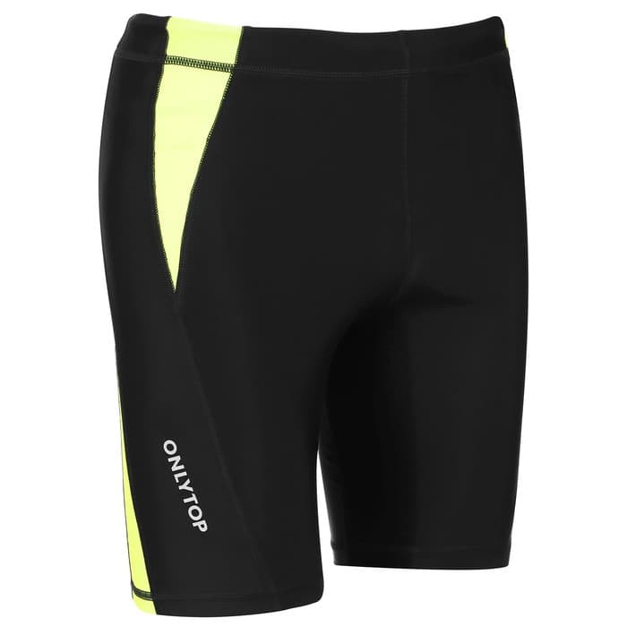 Тайтсы ONLYTOP беговые компрессионные, размер 52, чёрные